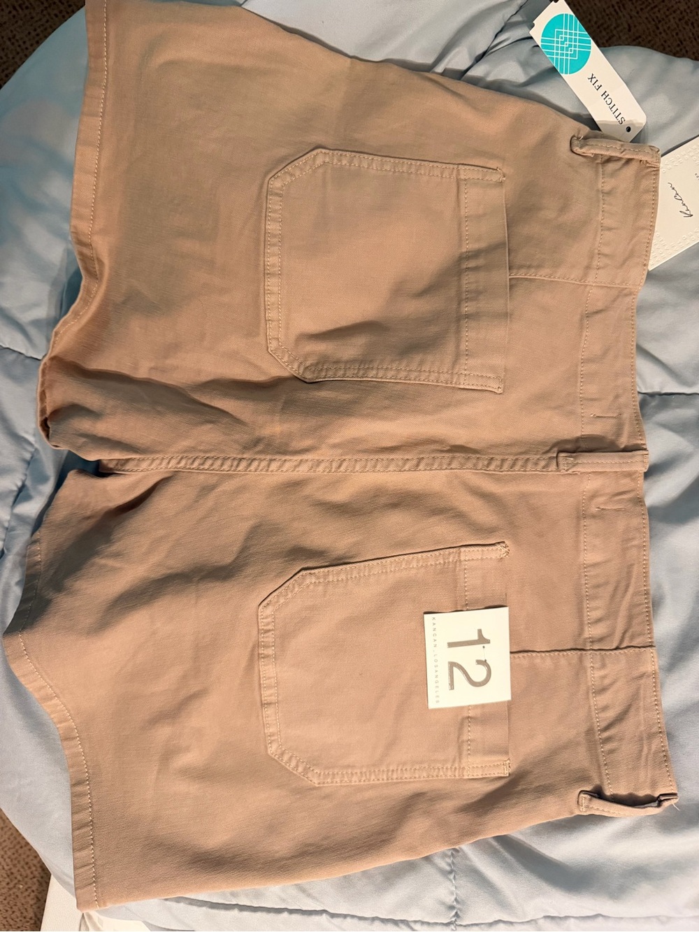 KanCan Women's Jean Shorts in Light Tan